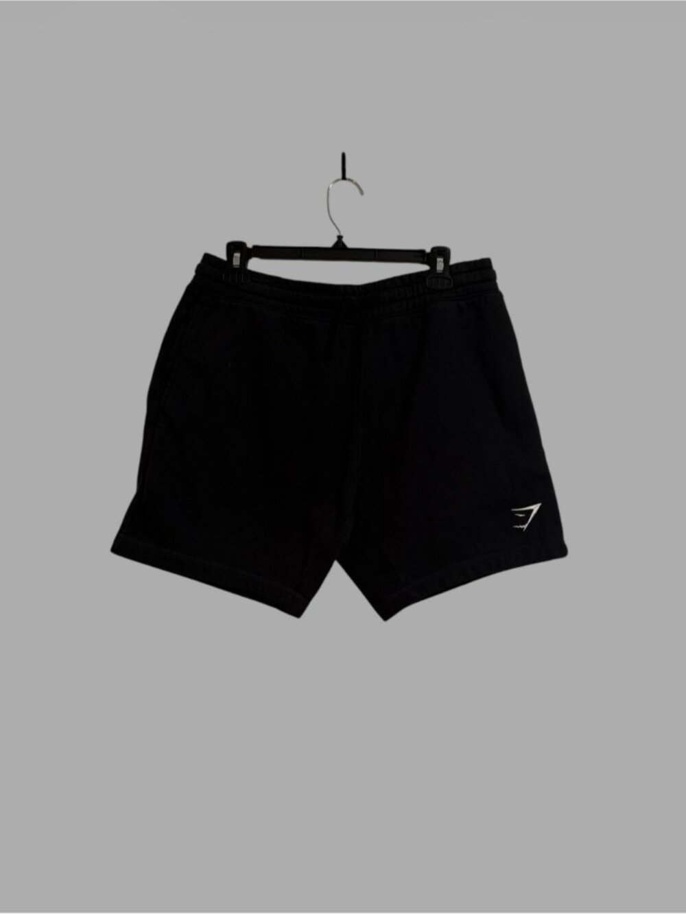 Black Athletic Shorts with Logo